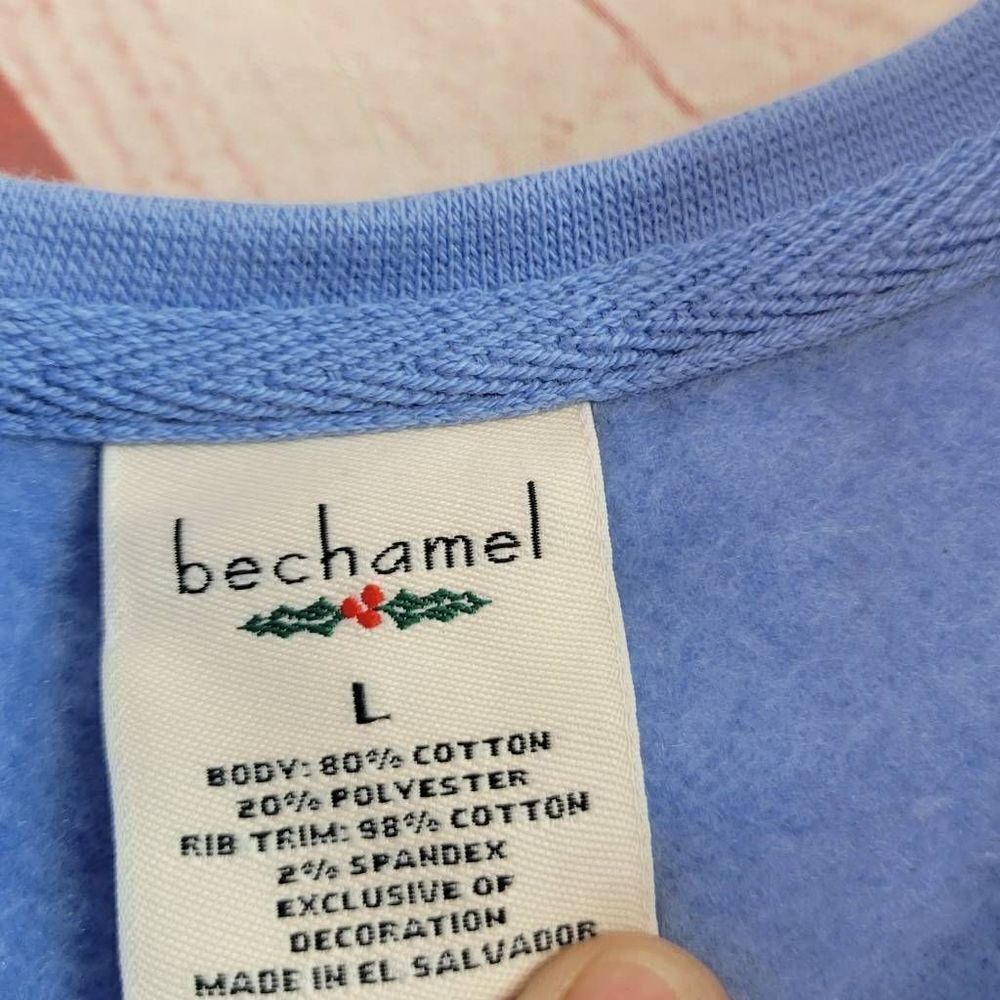 Bechamel Christmas Silent Night sweatshirt L - Picture 4 of 4
